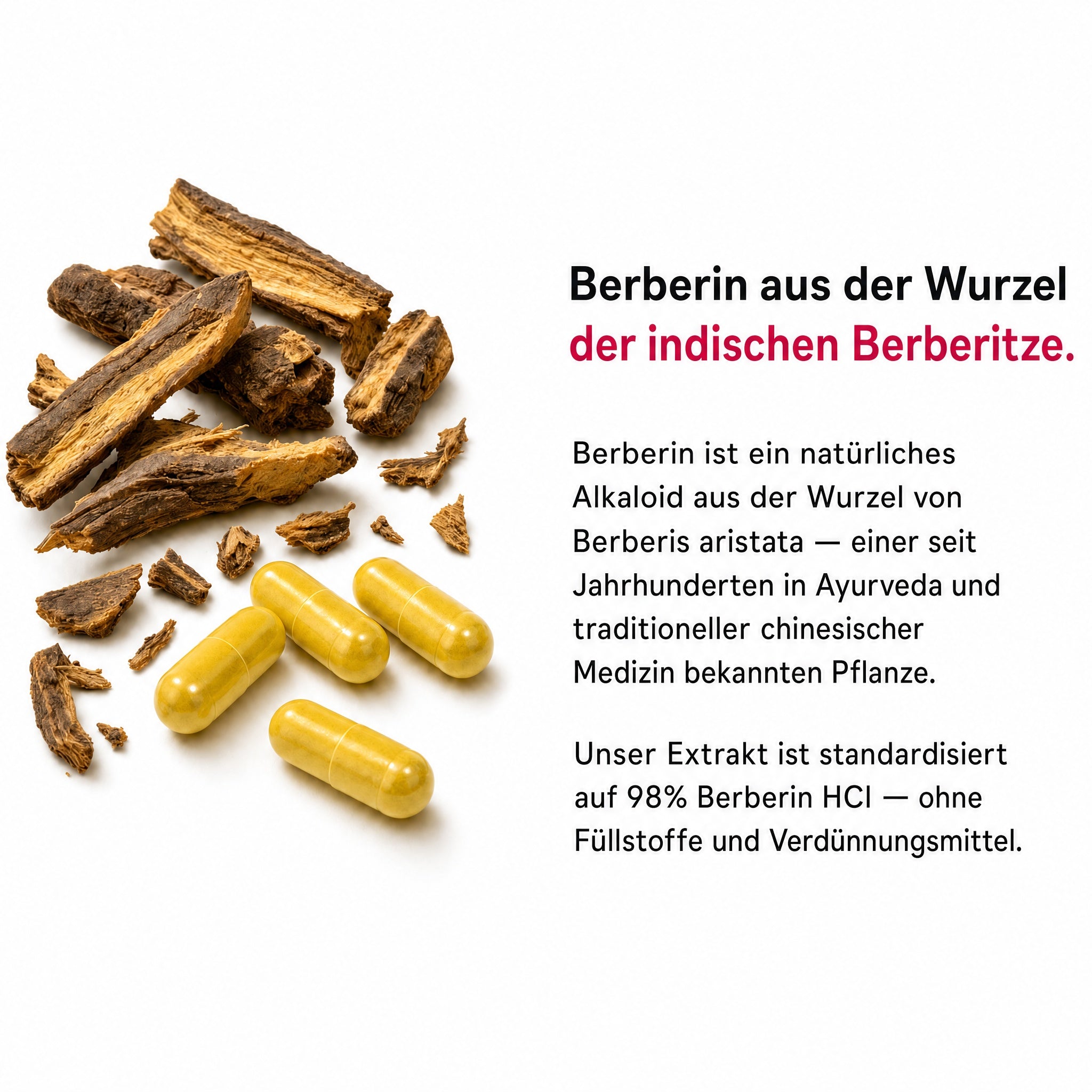 Bio Medical Pharma Berberine Capsules – Berberis Aristata Root Extract