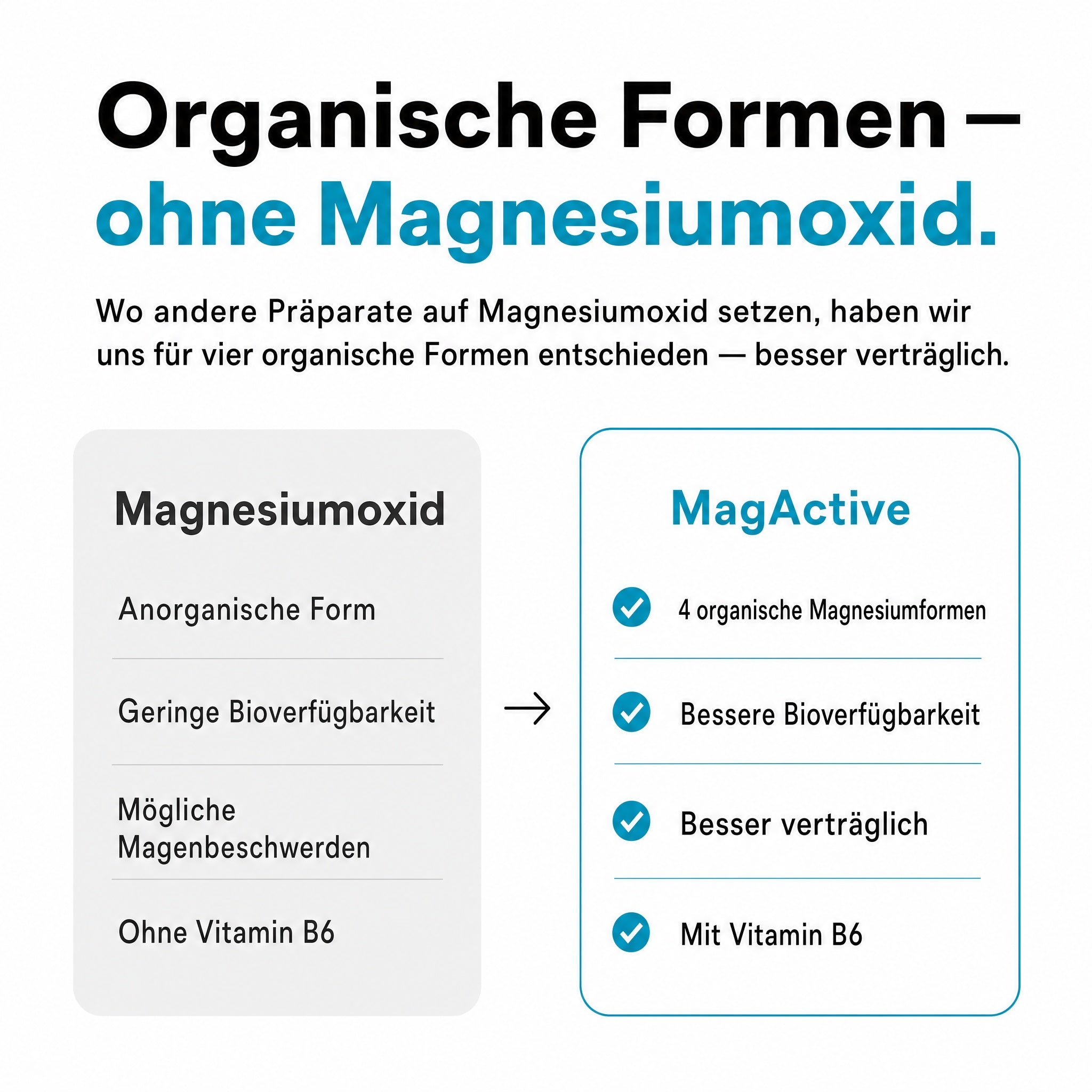 Bio Medical Pharma Magnesium Complex Capsules with Vitamin B6 – MagActive