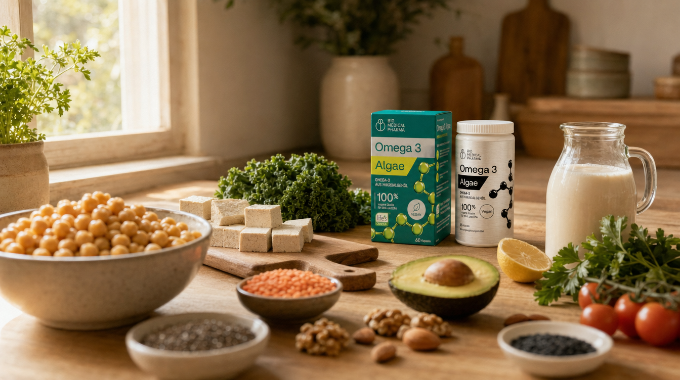Editorial cover for vegan and vegetarian supplements article