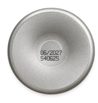 Bottom of a can showing best-before date 06/2027 and batch number 540625